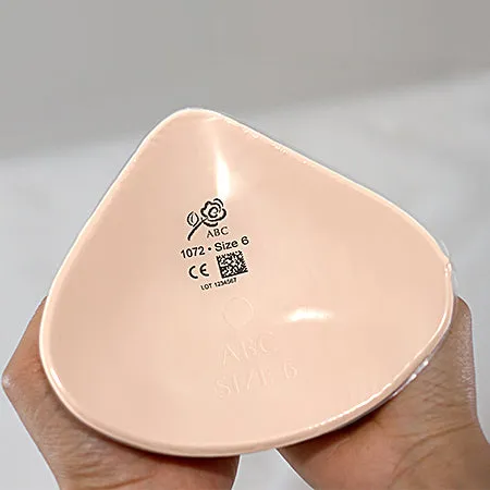 1072 Classic Triangle Lightweight Breast Prosthesis | Blush