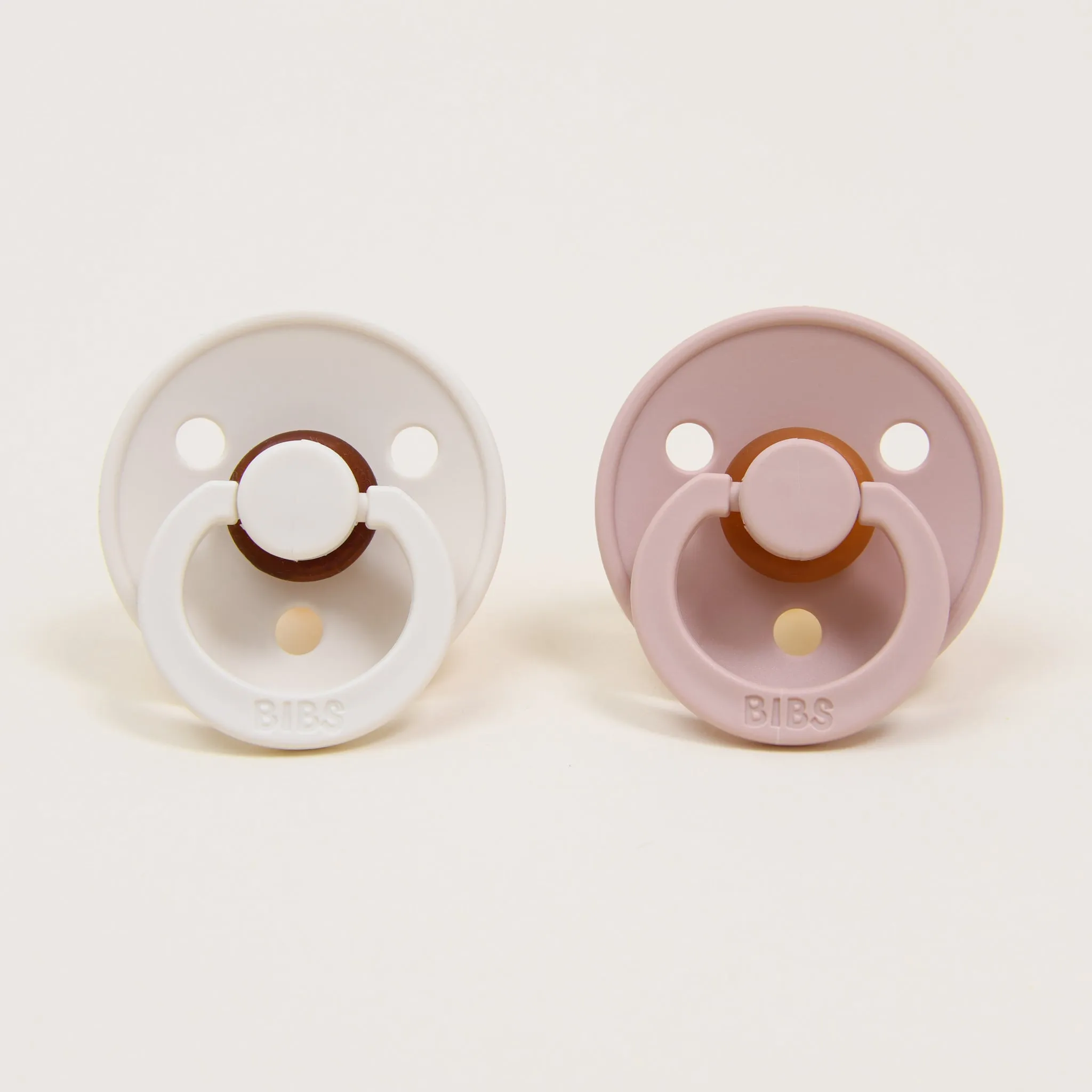 Bibs Pacifier Set | Ivory & Blush