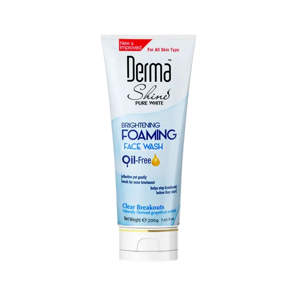 Derma Shine Foaming Face Wash Oil Free 200g