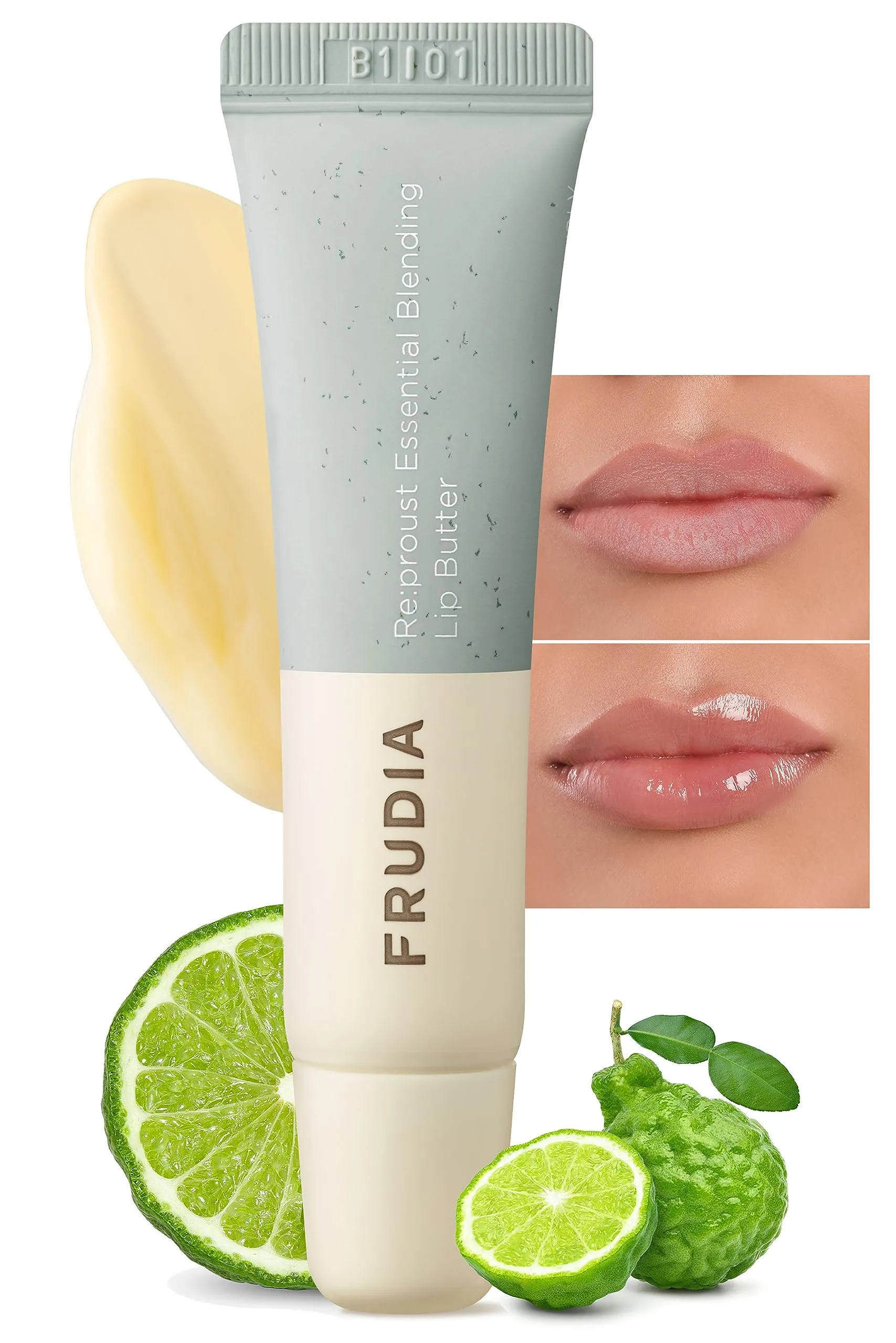 FRUDIA Lip Balm - Hydrating and Moisturizing, Oil-Based, Green Aroma