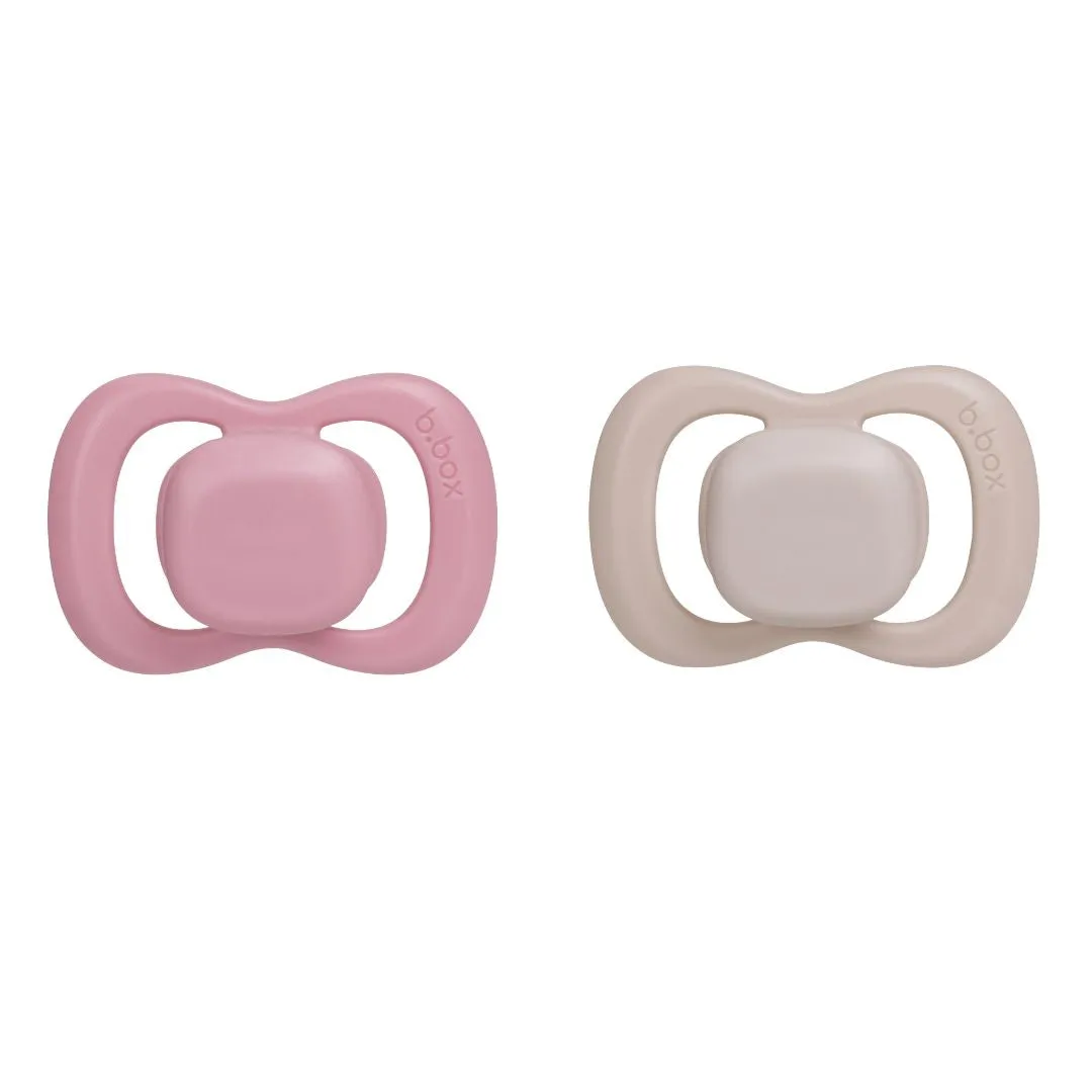 pacifier twin pack - berry   blush