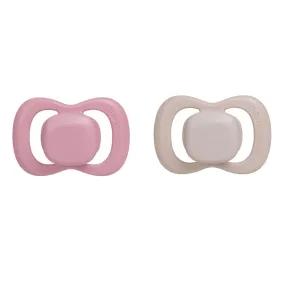 pacifier twin pack - berry   blush