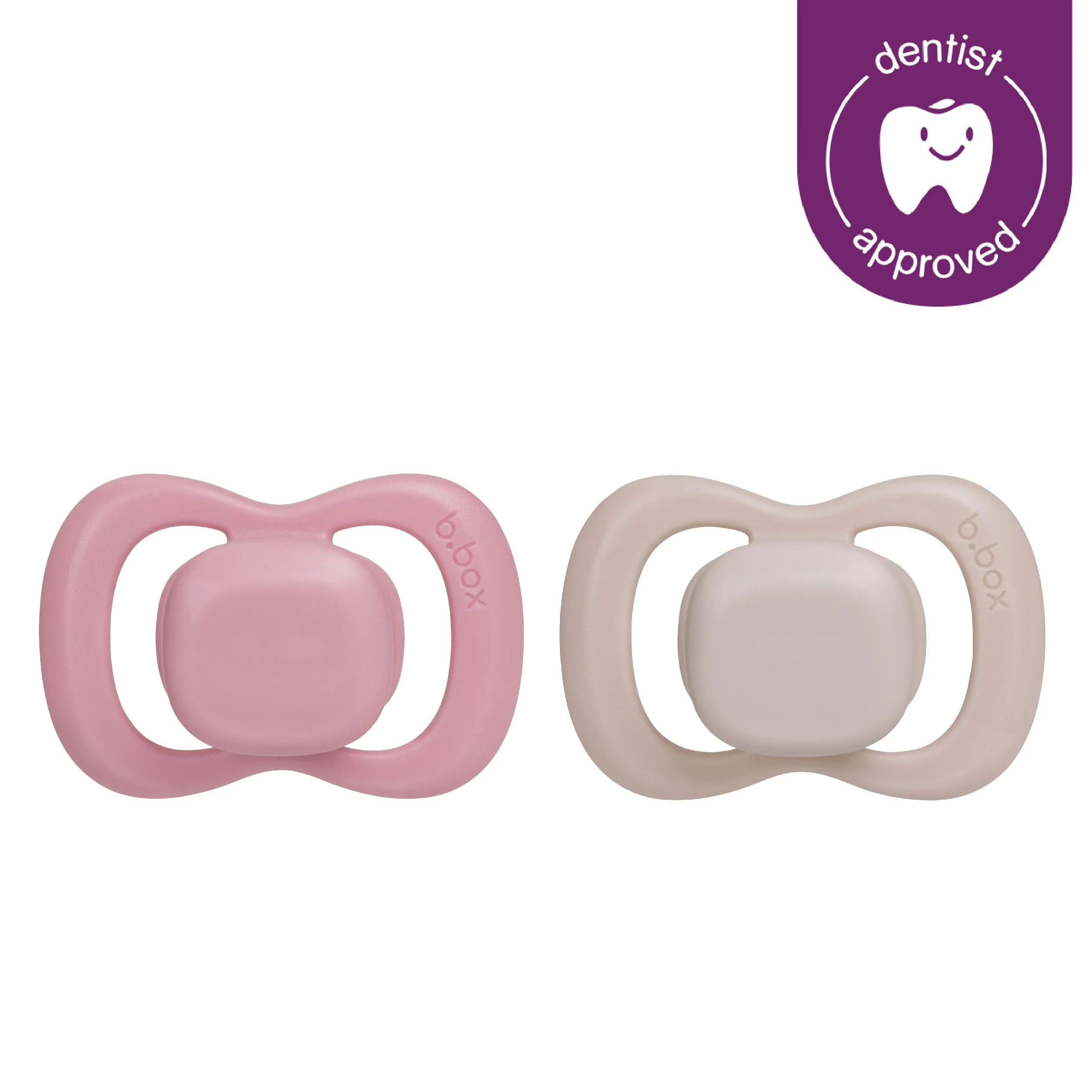pacifier twin pack - berry   blush