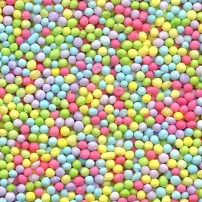 Pastel Tiny Non-Pareils 3.8 oz Jar - 108g Beads Sprinkles