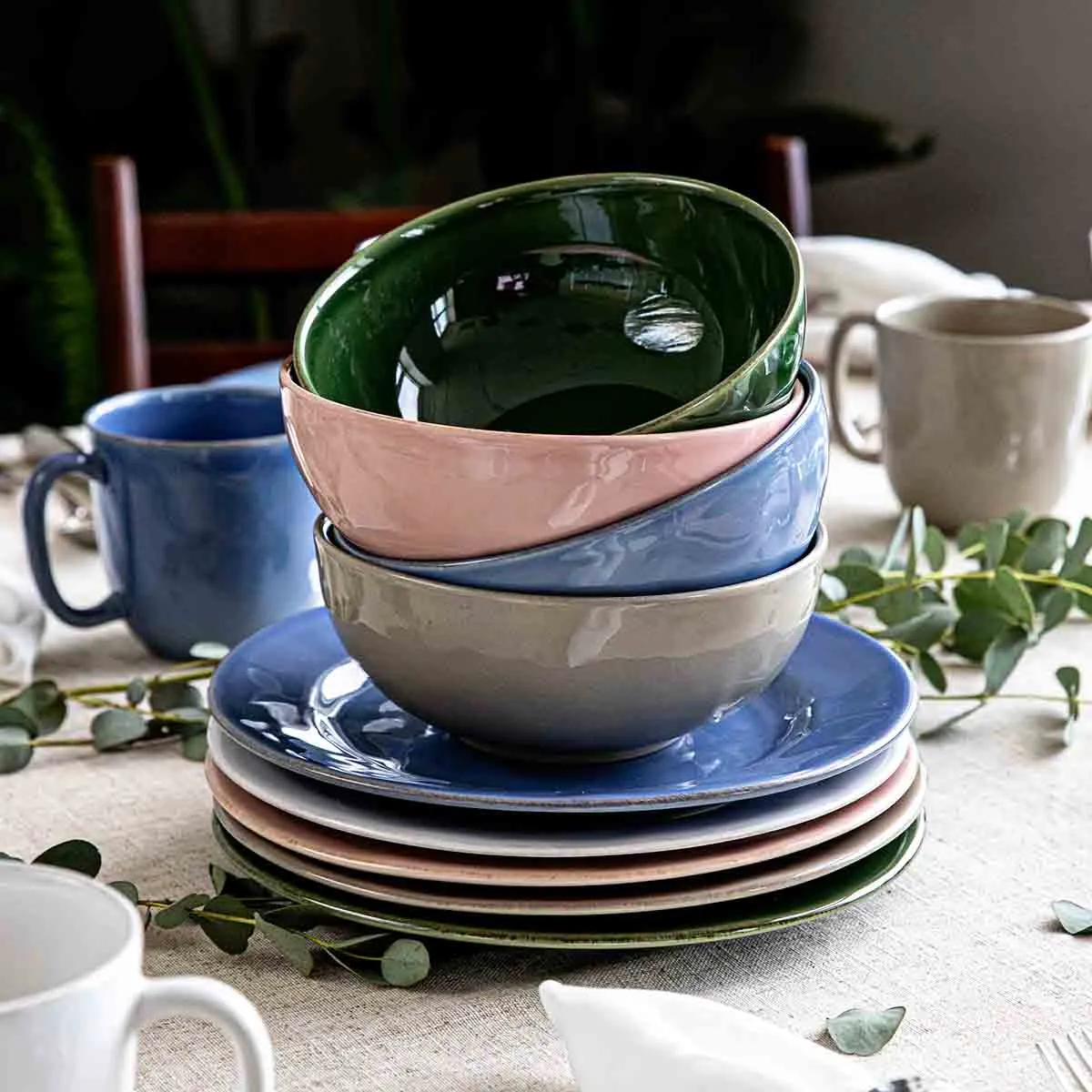Puro 16pc Place Setting - Blush